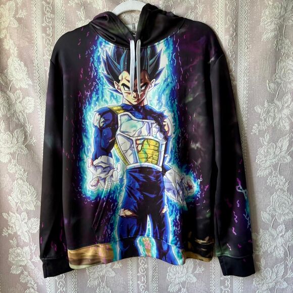 Angry Goldfish Dragon Ball Z multi Hoodie - Picture 2 of 6